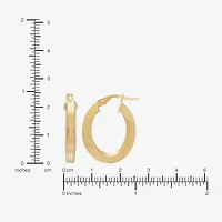 Limited Quantities! Womens 14K Gold 15mm Hoop Earrings