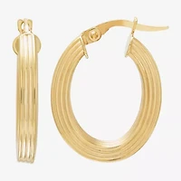 Limited Quantities! Womens 14K Gold 15mm Hoop Earrings