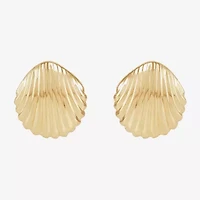 Limited Quantities! 14K Gold 13.8mm Stud Earrings