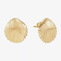 Limited Quantities! 14K Gold 13.8mm Stud Earrings