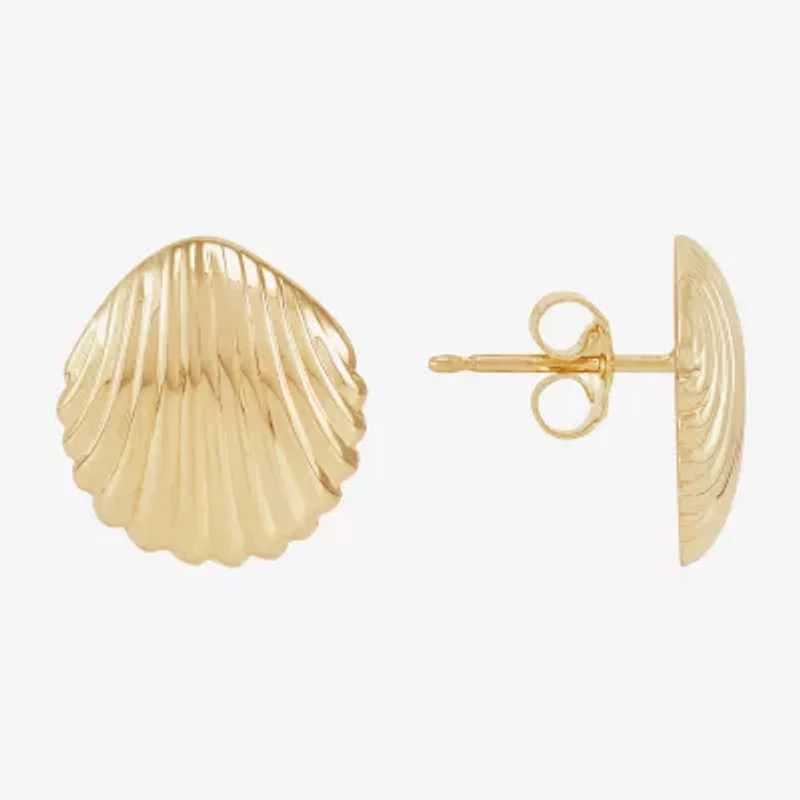 Limited Quantities! 14K Gold 13.8mm Stud Earrings