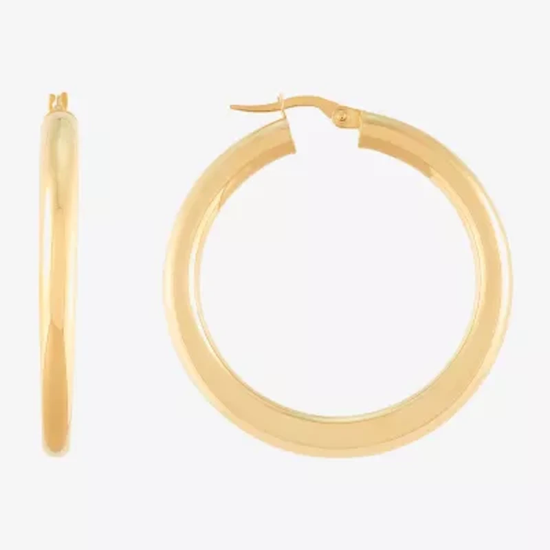 Limited Quantities! Womens 14K Gold 40mm Hoop Earrings