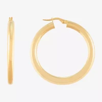 Limited Quantities! Womens 14K Gold 40mm Hoop Earrings