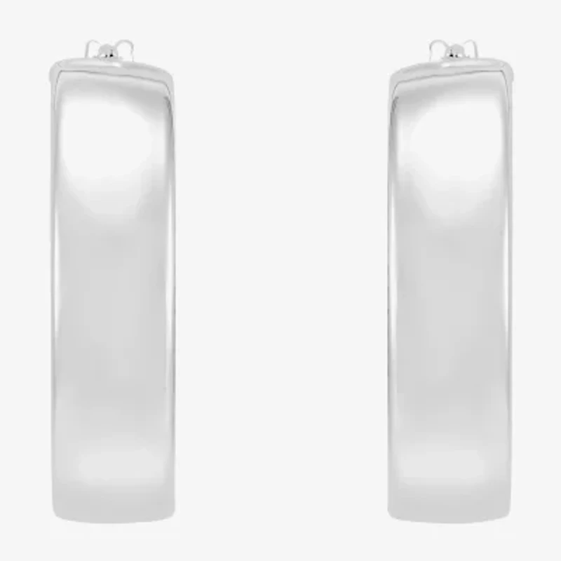 Limited Quantities! Womens 14K Gold 18.5mm Hoop Earrings