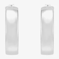 Limited Quantities! Womens 14K Gold 18.5mm Hoop Earrings