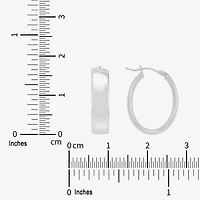 Limited Quantities! Womens 14K Gold 18.5mm Hoop Earrings