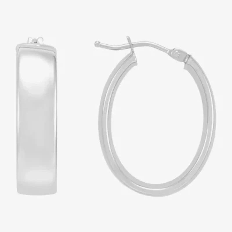 Limited Quantities! Womens 14K Gold 18.5mm Hoop Earrings