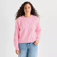 Forever 21 Juniors Womens Crew Neck Long Sleeve Pullover Sweater