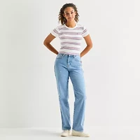 Arizona Womens Round Neck Short Sleeve Graphic T-Shirt