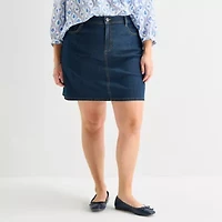 St. John's Bay Womens 5" Plus Chino Short