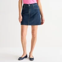 St. John's Bay Womens Denim Skort