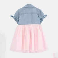 Oshkosh Baby Girls Short Sleeve Fitted A-Line Dress