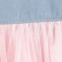 Oshkosh Baby Girls Short Sleeve Fitted A-Line Dress