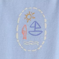 Carter's Baby Girls Boat Neck Sleeveless Rib Knit 3-pc. Bodysuit