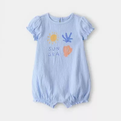 Carter's Baby Girls Short Sleeve Romper