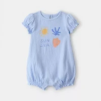 Carter's Baby Girls Short Sleeve Romper