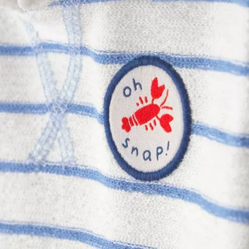 Carter's Baby Boys Short Sleeve Striped Romper