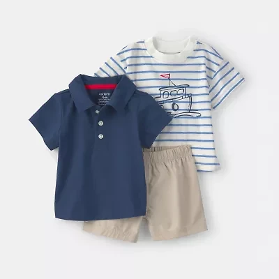Carter's Baby Boys 3-pc. Short Set