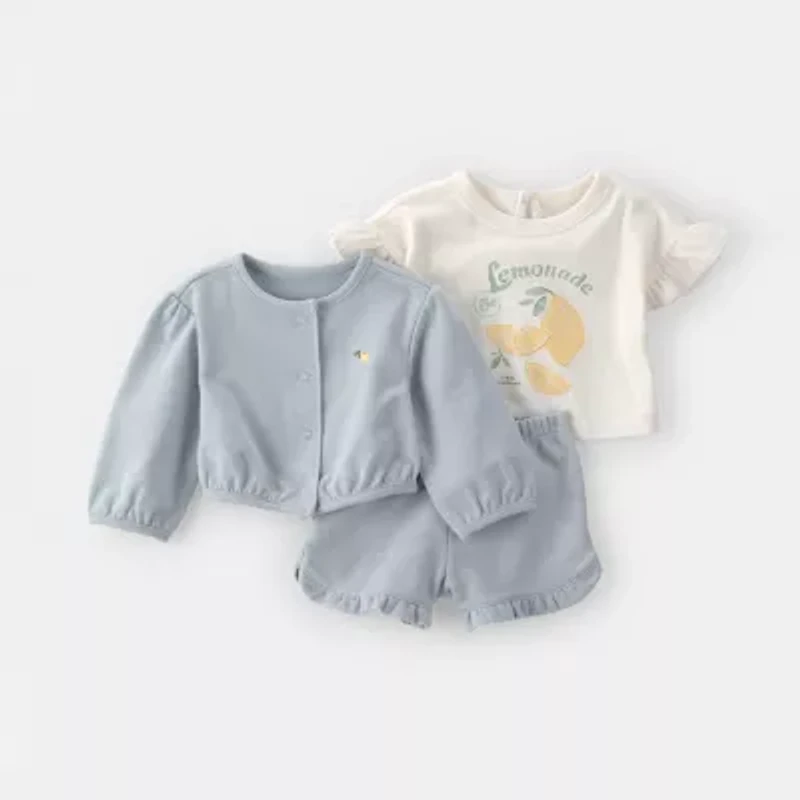 Carter's Baby Girls 3-pc. Short Set