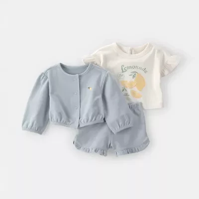 Carter's Baby Girls 3-pc. Short Set