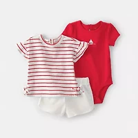 Carter's Baby Girls 3-pc. Short Set