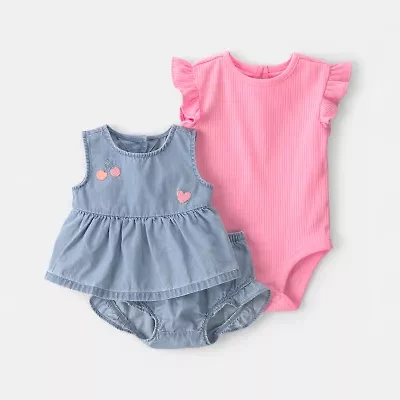 Carter's Baby Girls 3-pc. Short Set
