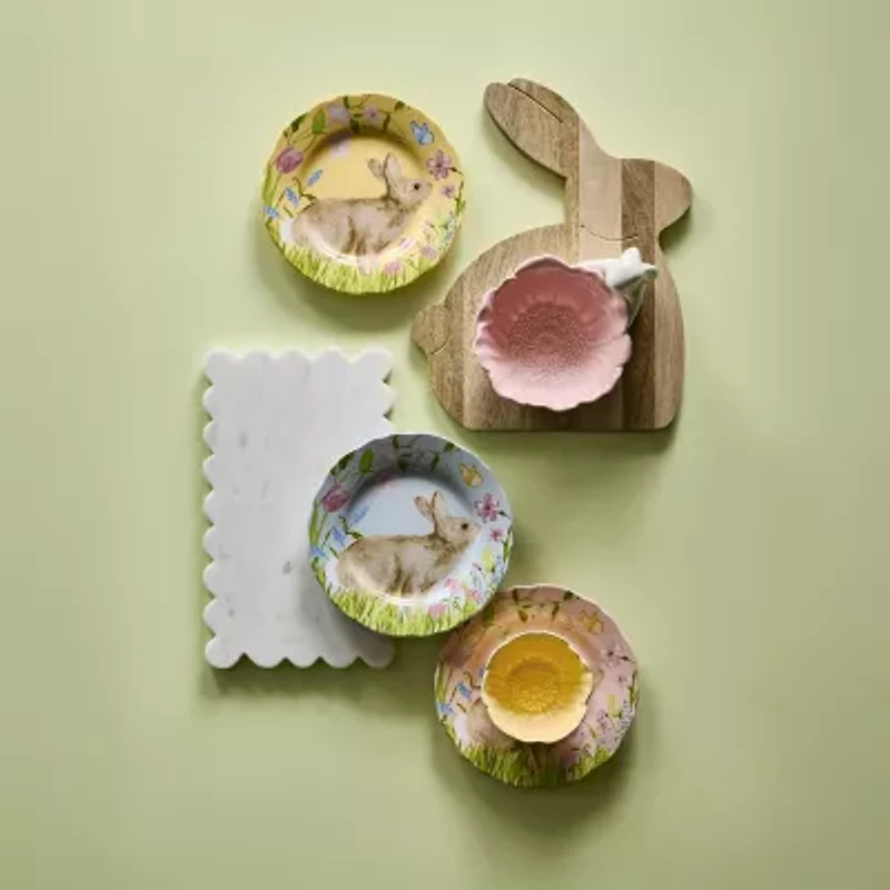 Layerings Easter Bunny 4-pc. Salad Plate