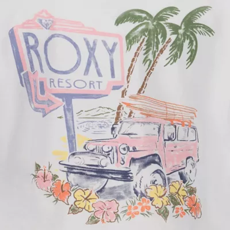 Roxy Big Kid Girls Crew Neck Short Sleeve Graphic T-Shirt