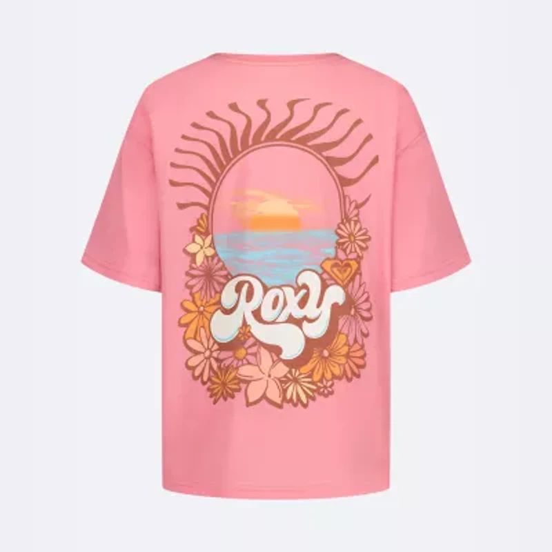 Roxy Big Kid Girls Crew Neck Short Sleeve Graphic T-Shirt