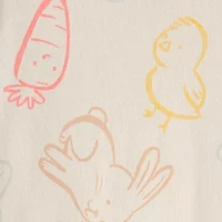 Carter's Easter Toddler Unisex Round Neck Short Sleeve 2-pc. Pajama Sets