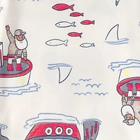 Carter's Toddler Boys Round Neck Short Sleeve 4-pc. Pajama Sets