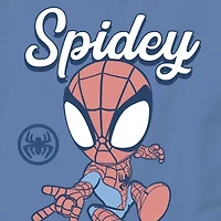 Toddler Boys Crew Neck Short Sleeve Spiderman Graphic T-Shirt