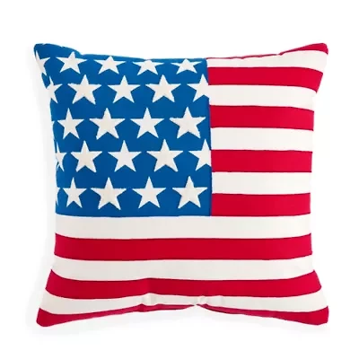 Layerings Americana Square Throw Pillow