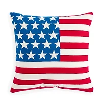 Layerings Americana Square Throw Pillow
