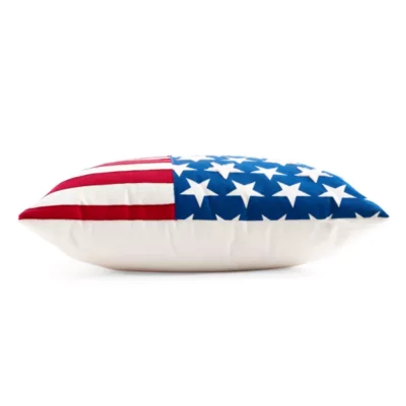 Layerings Americana Square Throw Pillow