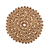 Jenny Martinez Wood Beaded Placemat