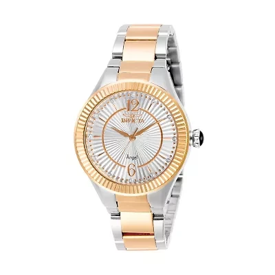 Invicta Angel Womens Two Tone Stainless Steel Bracelet Watch
