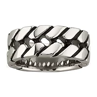 Men's Stainless Steel Tire Tread Band