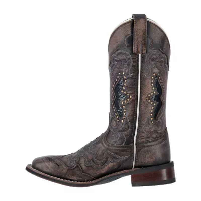 Laredo Womens Spellbound Block Heel Cowboy Boots