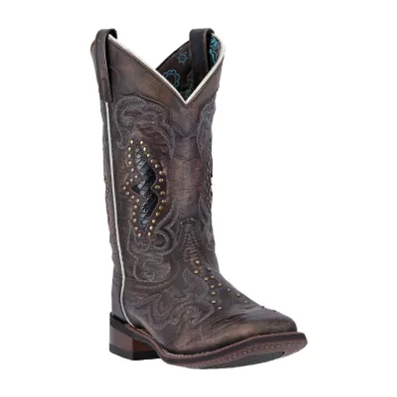 Laredo Womens Spellbound Block Heel Cowboy Boots