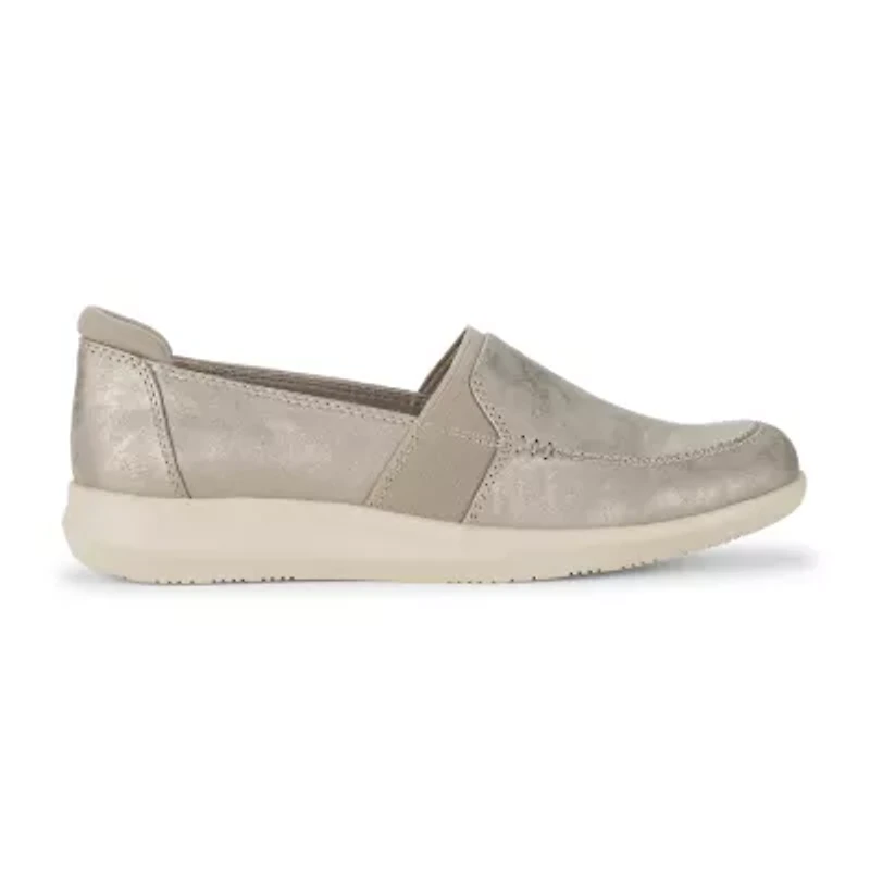 Baretraps Jilian Womens Moc Closed Toe Slip-On Shoe