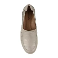 Baretraps Jilian Womens Moc Closed Toe Slip-On Shoe
