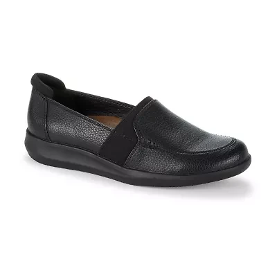 Baretraps Jilian Womens Moc Closed Toe Slip-On Shoe