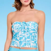 Decree Womens Juniors Tankini Swimsuit Top