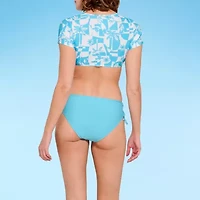 Decree Womens Juniors Bralette Bikini Swimsuit Top