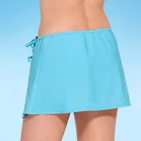 Decree Womens Juniors Skirt Swimsuit Cover-Up