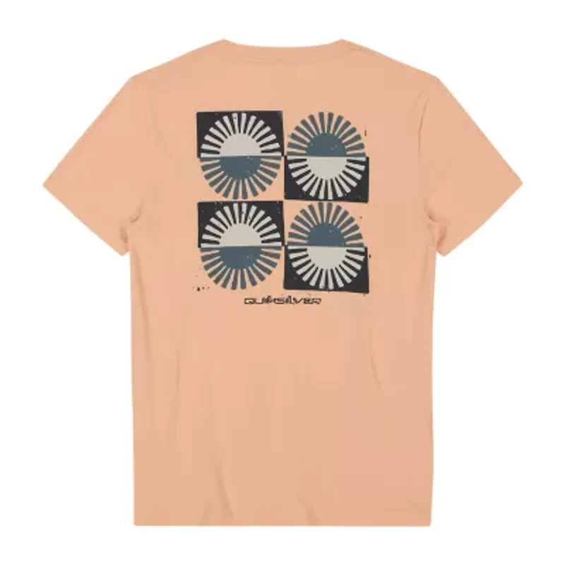 Quiksilver Big Kid Boys Crew Neck Short Sleeve Regular Fit Graphic T-Shirt