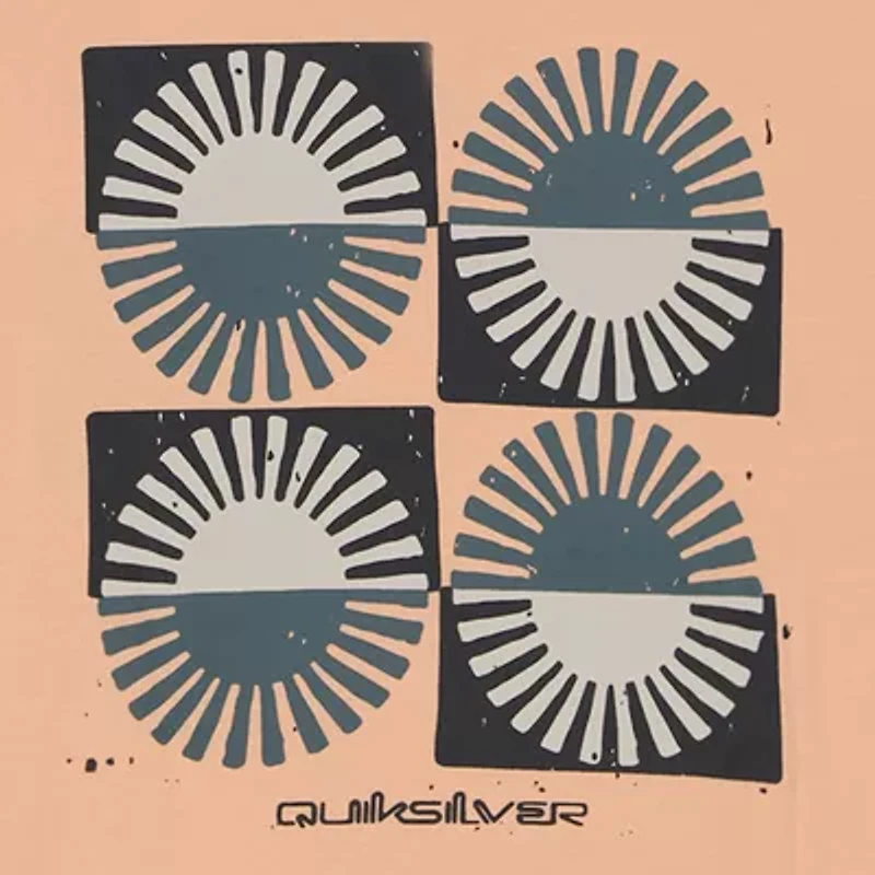 Quiksilver Big Kid Boys Crew Neck Short Sleeve Regular Fit Graphic T-Shirt