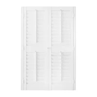 Home Basics Plantation Faux Wood Interior Shutter