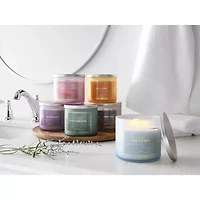 Distant Lands Aquamarine 3-Wick Scented Jar Candle
